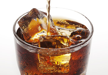 Image showing pouring cola