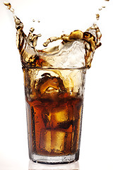 Image showing cola splash