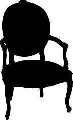 Image showing Retro armchair