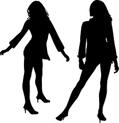 Image showing Dancer silhouette