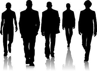 Image showing Silhouette fashion men