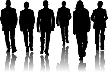 Image showing Silhouette fashion men