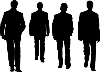 Image showing Silhouette fashion men