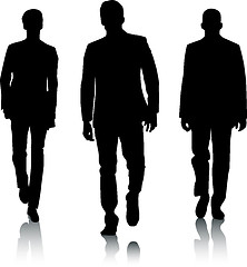 Image showing Silhouette fashion men