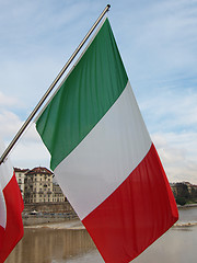 Image showing Flags, Turin, Italy