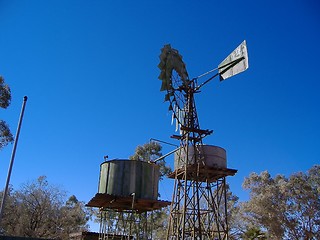 Image showing australian wind wheel