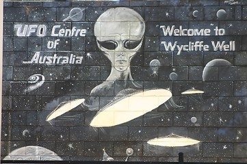 Image showing Wycliff well ufo sign