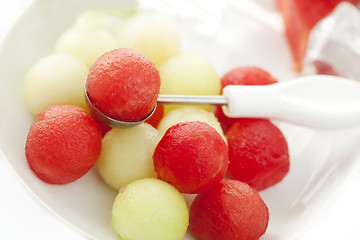 Image showing melon balls