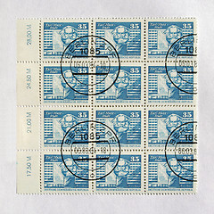 Image showing German DDR stamps