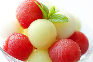 Image showing melon balls