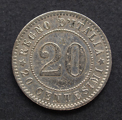 Image showing Italian coin