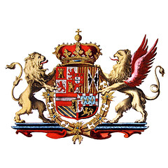 Image showing Coat of arms flag of Ghent