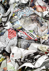 Image showing Newspapers wrap