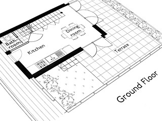 Image showing Technical drawing