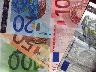 Image showing Euro note