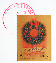 Image showing Italian stamp