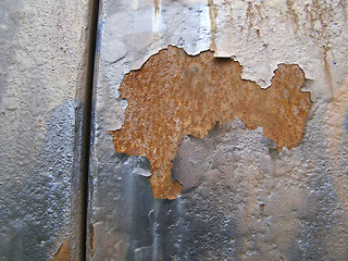 Image showing Rusted steel