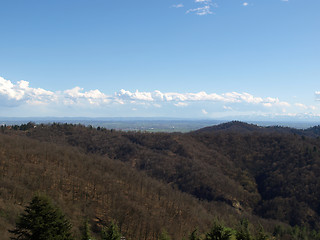 Image showing Turin hills