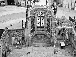 Image showing Coventry Cathedral ruins