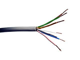 Image showing Electric wires