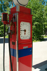 Image showing Old Gasoline pump