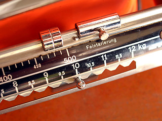 Image showing Weighing scale