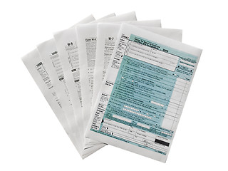 Image showing Tax forms