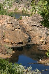 Image showing pond at edith falls