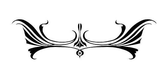 Image showing vector ornament on white background