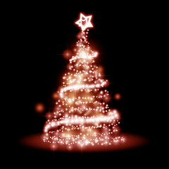 Image showing red christmas