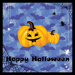 Image showing greeting halloween card
