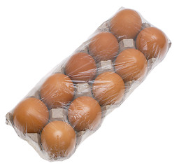 Image showing Eggs packed.