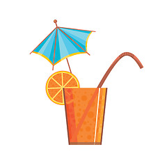 Image showing orange cocktail