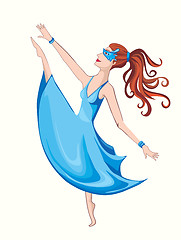 Image showing pretty dancing girl