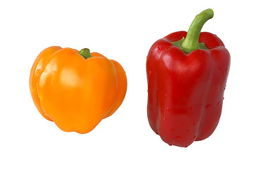 Image showing Sweet yellow, red, pepper.