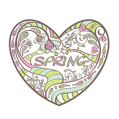 Image showing cute spring heart