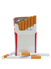 Image showing Pack of cigarettes.