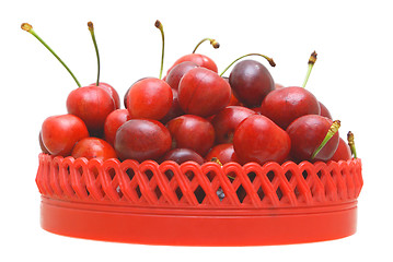 Image showing Sweet cherry fruits.