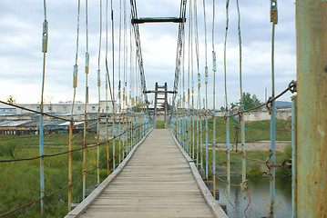 Image showing The hinged bridge.