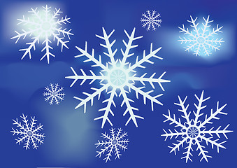 Image showing Snowflakes.