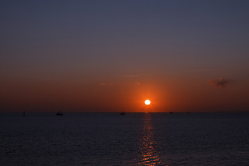 Image showing sunset