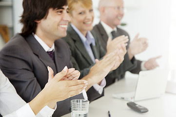 Image showing business applaud