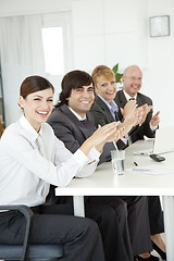 Image showing business applaud