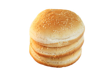 Image showing empty hamburgers isolated