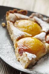 Image showing peach pie 