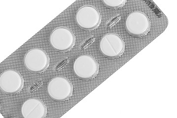 Image showing White pills