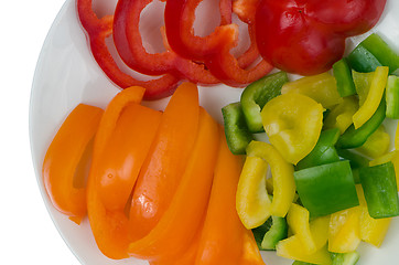 Image showing Bell Pepper slices