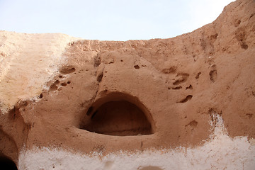 Image showing Residential caves of troglodyte