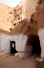 Image showing Residential caves of troglodyte
