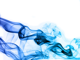 Image showing colored smoke as background